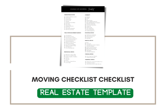 Change of Address Checklist Template