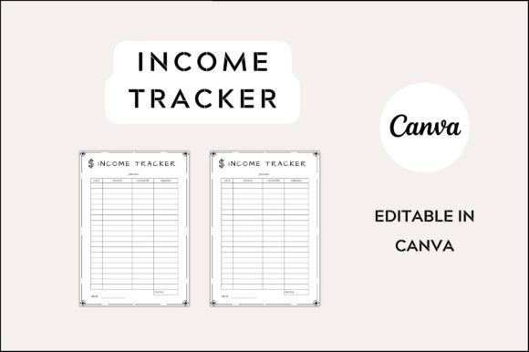 Income Tracker Template for Everyday Financial Management