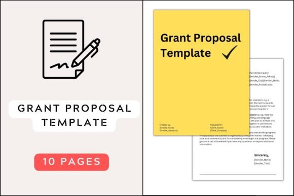 One Page Grant Proposal Template: A Professional and Practical Resource for Small Businesses