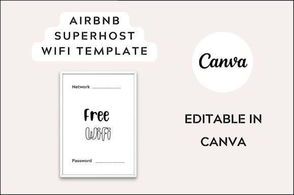 Printable Airbnb Superhost WIFI Template: A Strategic Tool for Modern Hosts