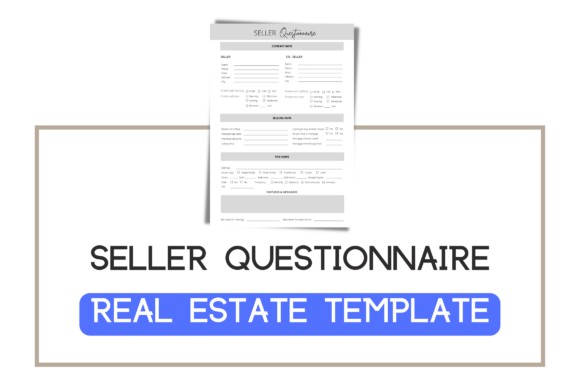 Seller Questionnaire Template - Realtor: A Practical Tool for Real Estate Professionals