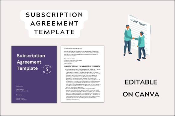 Subscription Agreement Template for Business Growth and Professionalism